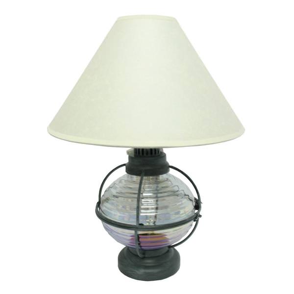 1 Light 19" Zinc Onion Lamp with Shade